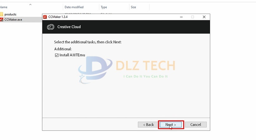Tiến hành chọn Next.