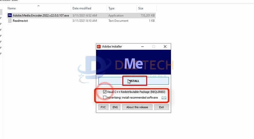 Hướng dẫn cài đặt Media Encoder 2022 chi tiết