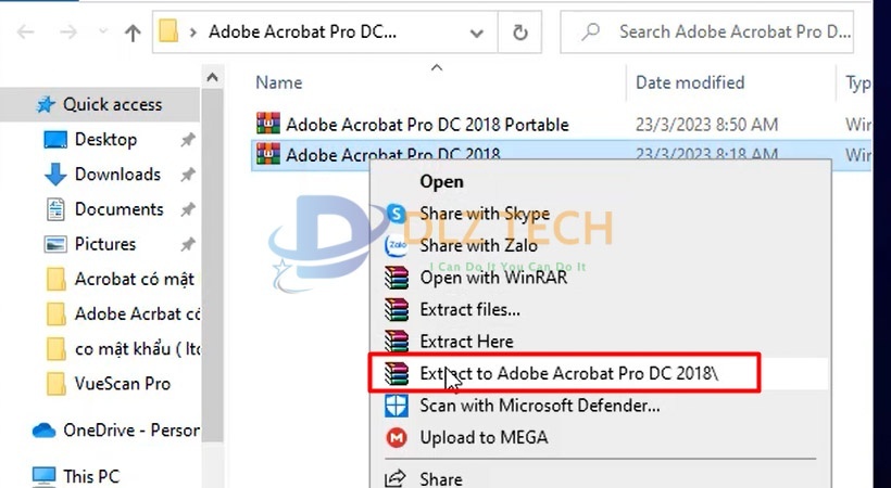 Cài Adobe Acrobat 2018