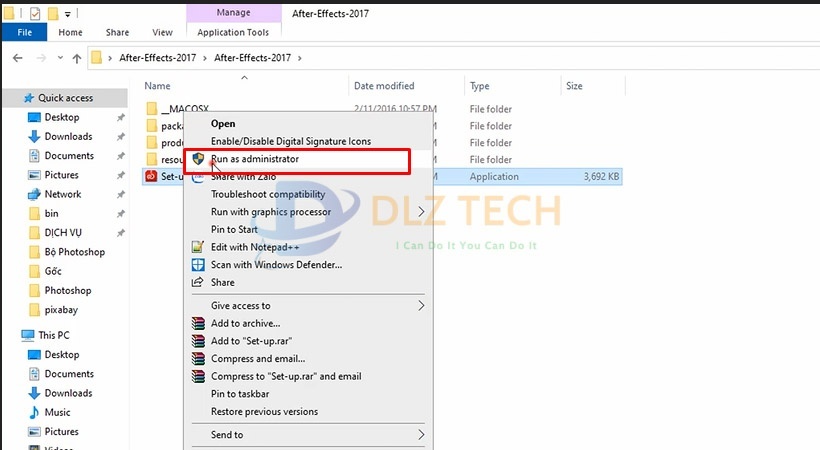 Hướng dẫn cài đặt After Effects 2017 chi tiết