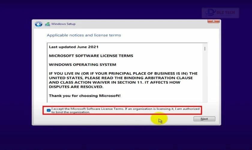 Nhấn đồng ý để tiếp tục cài đặt