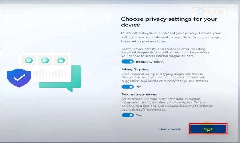 Nhấn Accept để đồng ý và đợi để hoàn thành