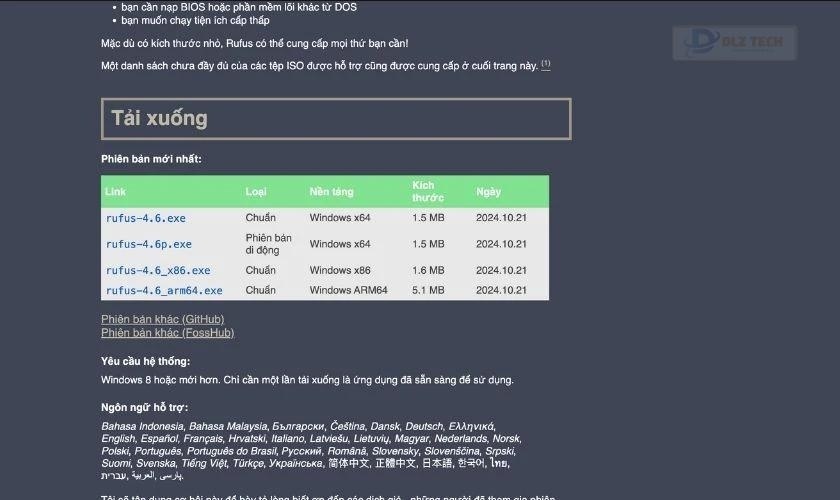 Sử dụng Rufus để tạo USB boot