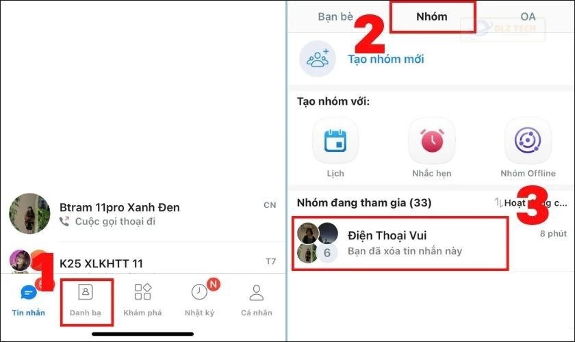Hướng dẫn kick thành viên trong nhóm Zalo trên điện thoại