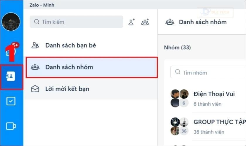 Hướng dẫn xóa thành viên trong nhóm Zalo trên máy tính
