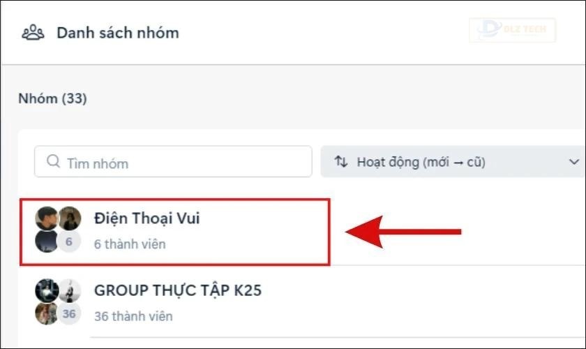 Xóa, giải tán nhóm trên Zalo bằng PC