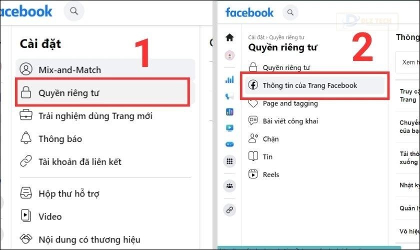 cách huỷ gỡ trang page fb