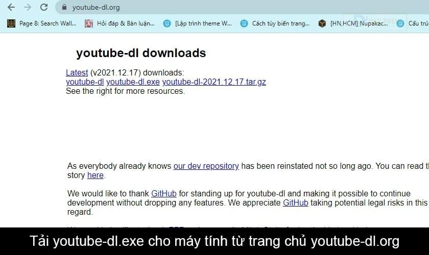 Hướng dẫn cài đặt Youtube dl