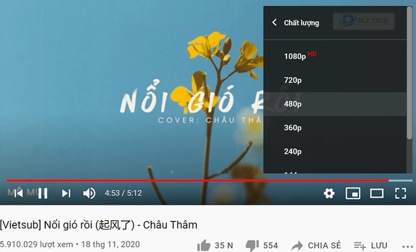 Giảm chất lượng video