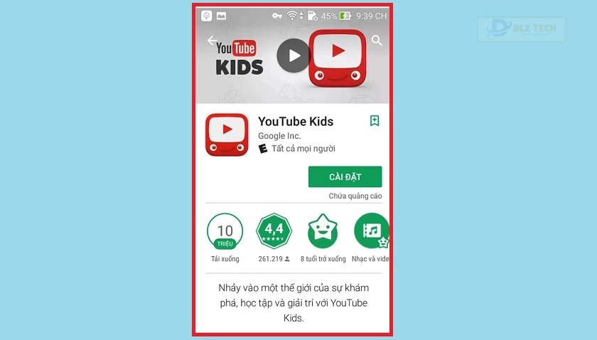 Cài đặt Youtube trẻ em qua VPN