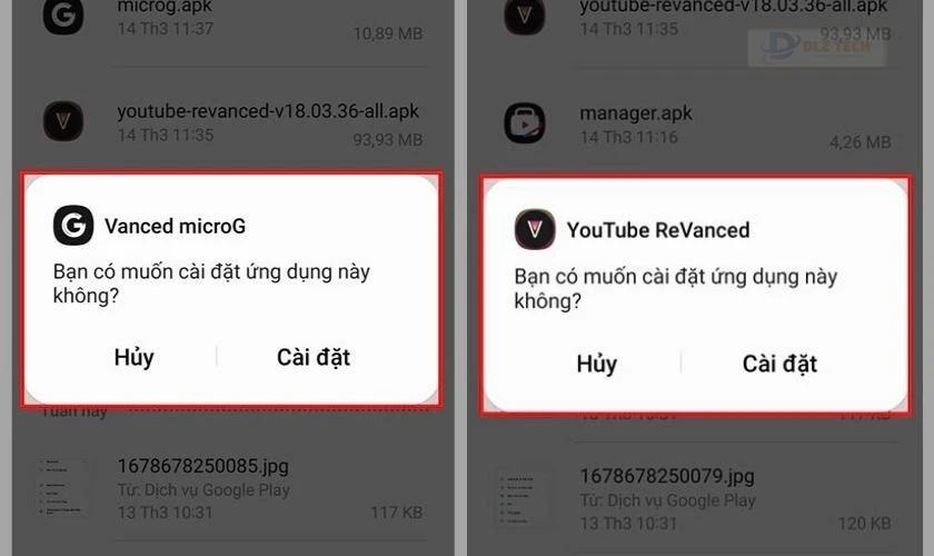 Tải YouTube Revanced sử dụng thay cho YouTube Vanced