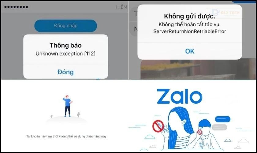 Hôm nay mạng Zalo bị những lỗi nào?