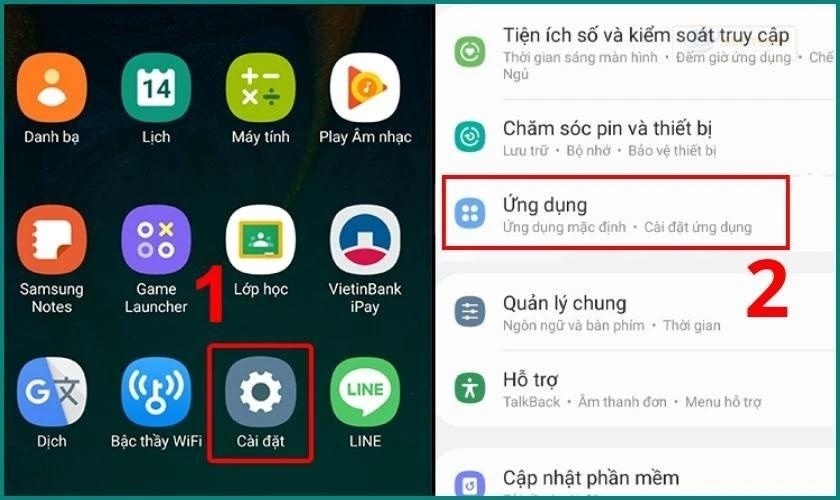 Kiểm tra lại quyền truy cập micro, máy ảnh của Zalo trên điện thoại Android