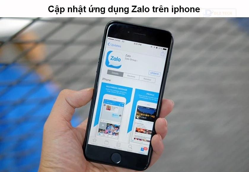Cập nhật ứng dụng Zalo mới