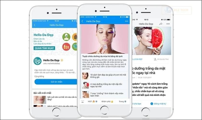 Tài khoản Zalo OA nội dung