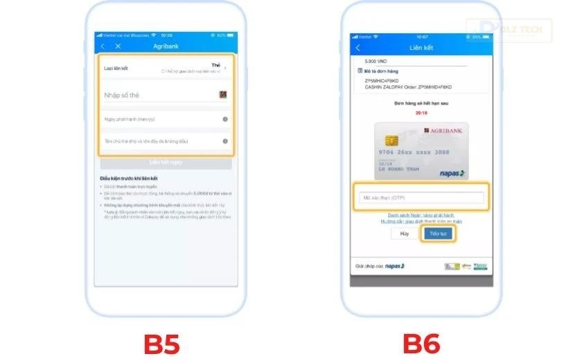 Cách liên kết ngân hàng trên ZaloPay qua Zalo