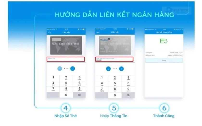 Liên kết ngân hàng Techcombank