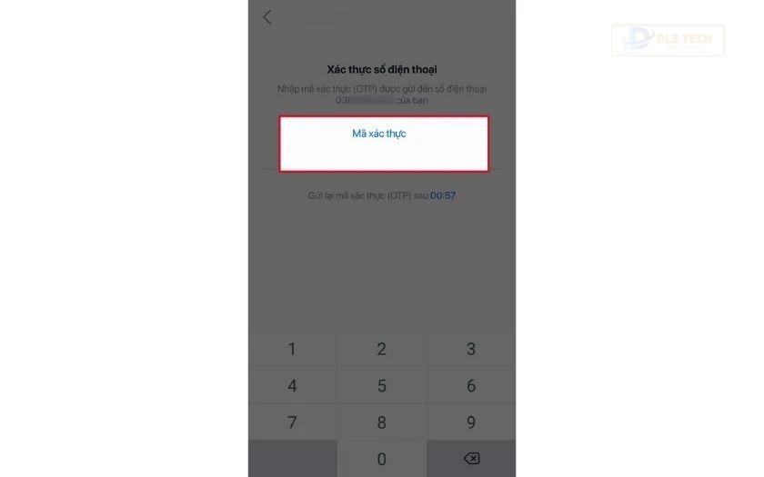 Đăng ký Zalo Pay bằng số điện thoại