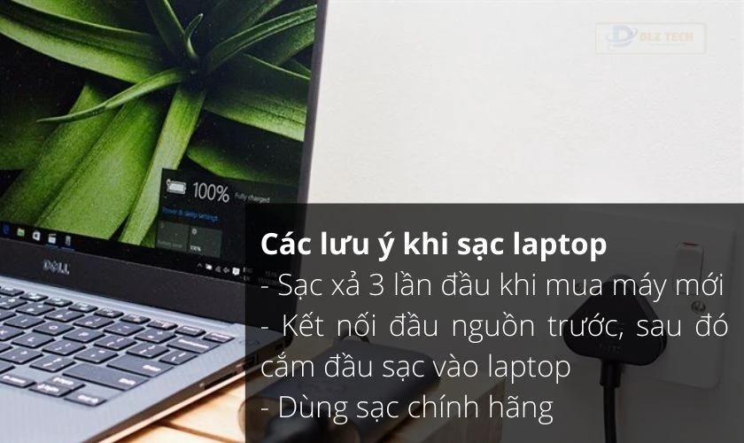 Các lưu ý khi sạc laptop để không hao mòn linh kiện và laptop
