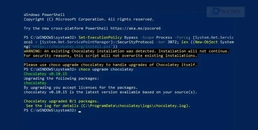 Cài đặt Windows Terminal qua Chocolatey