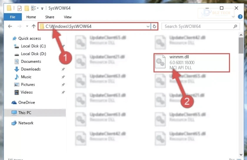 Sử dụng nguồn lấy tệp winmm.dll từ các máy tính khác
