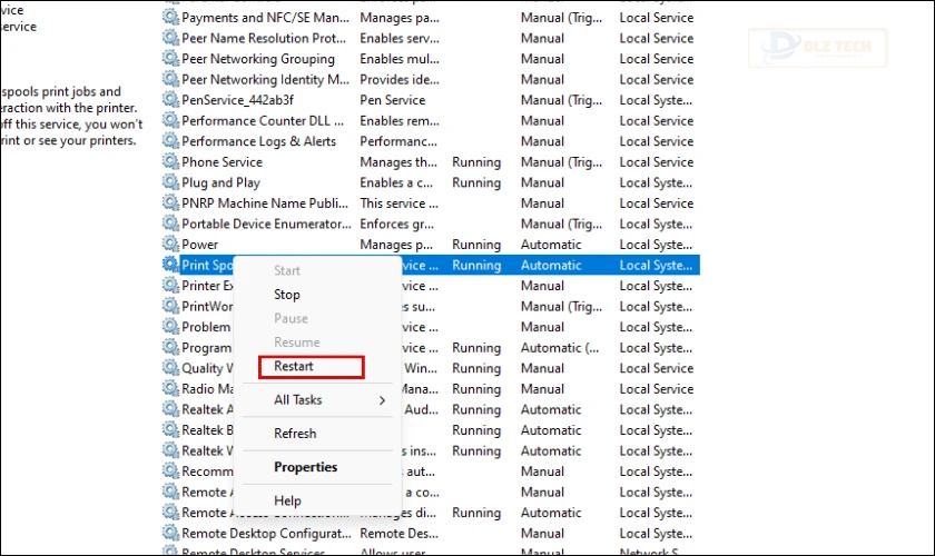 Khắc phục sự cố lỗi 0x0000011b