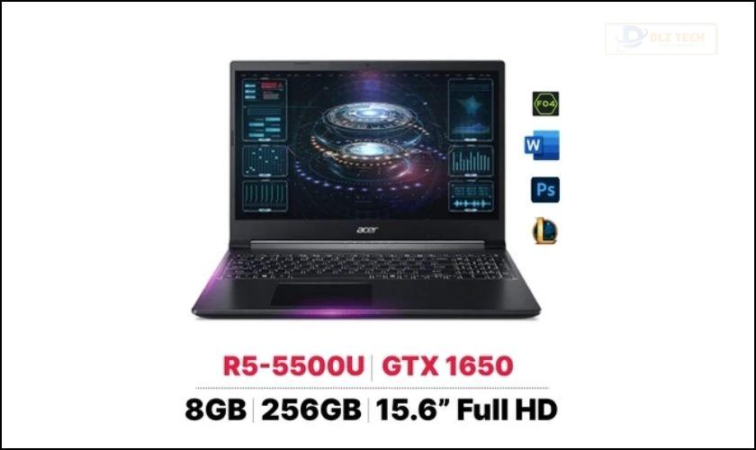 Laptop Acer Aspire 7 Gaming A715 cho sinh viên quản trị kinh doanh