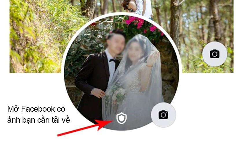 Cách lấy ảnh đại diện Facebook của người khác khi có khiên bảo vệ