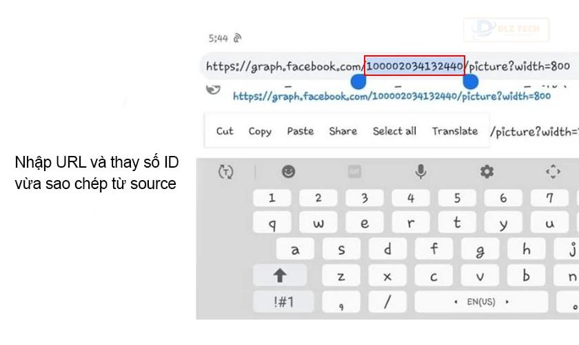 Nhập link này vào trình duyệt