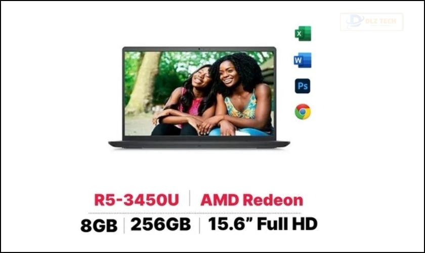 Laptop Dell Inspiron 15 3515 R5 cho sinh viên quản trị kinh doanh