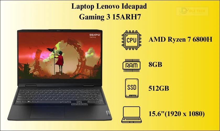 Laptop Lenovo Ideapad Gaming 3 15ARH7
