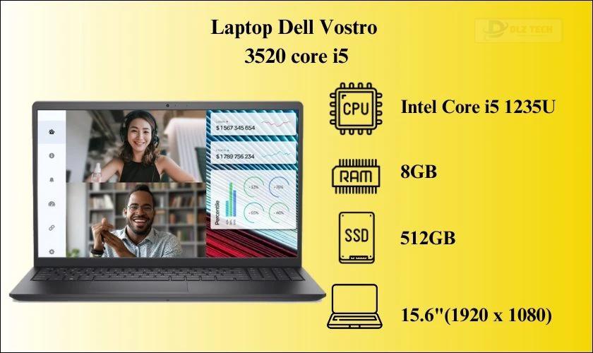Laptop Dell Vostro 3520 core i5
