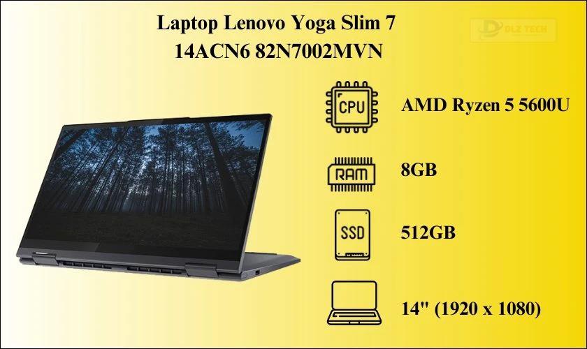 Laptop Lenovo Yoga Slim 7 14ACN6 82N7002MVN