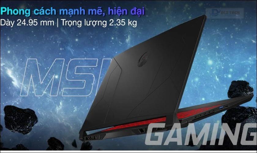 Laptop MSI Gaming Bravo 15 B5DD R5 5600H cho sinh viên