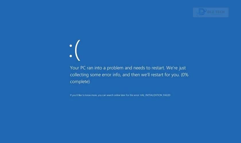 Dấu hiệu laptop không vào được màn hình chính