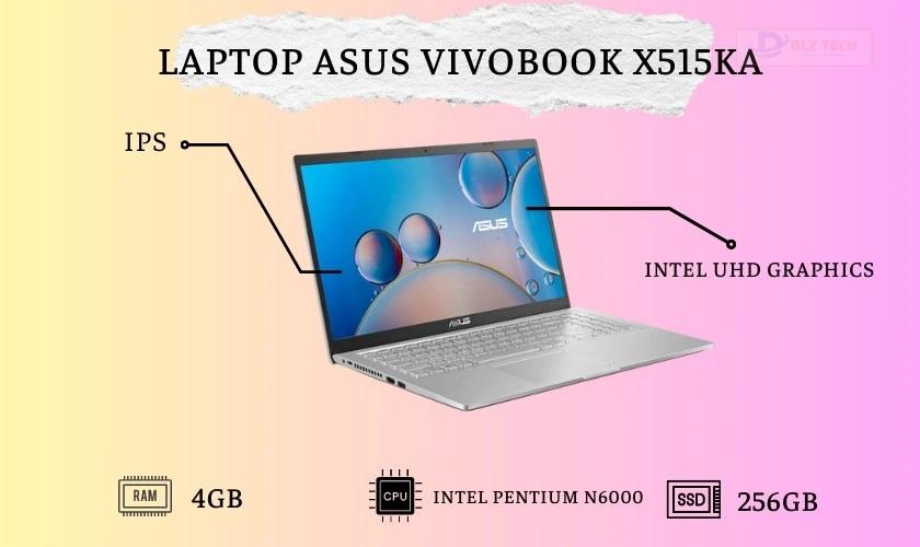 Laptop Asus VivoBook X515KA-EJ135W giá rẻ dưới 10 triệu đáng cân nhắc