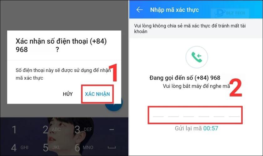 cách đặt lại mật khẩu zalo đã quên