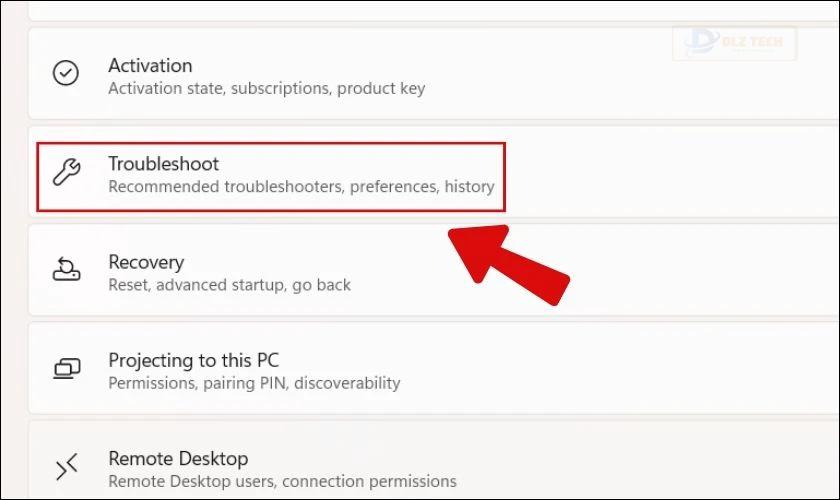 Mở tổ hợp phím Windows + I để vào Troubleshoot