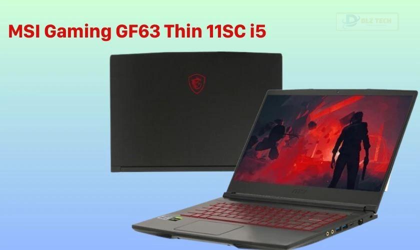 MSI Gaming GF63 Thin 11SC - Laptop cho sinh viên Y khoa