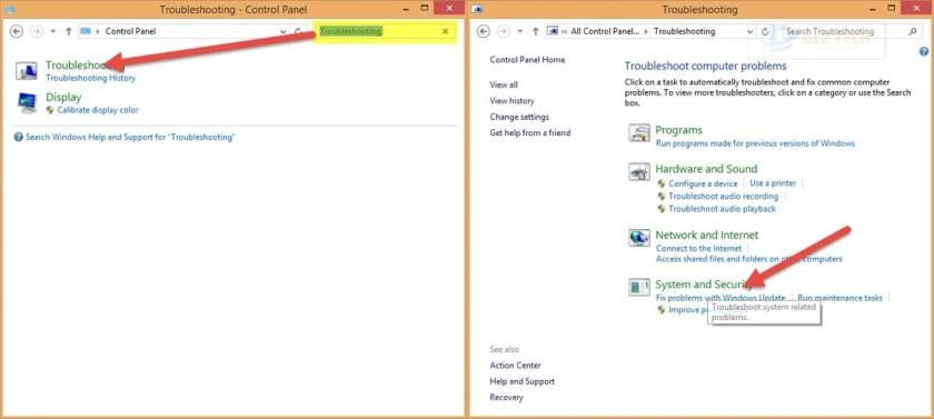 Sử dụng Troubleshooting để sửa lỗi full disk win 10