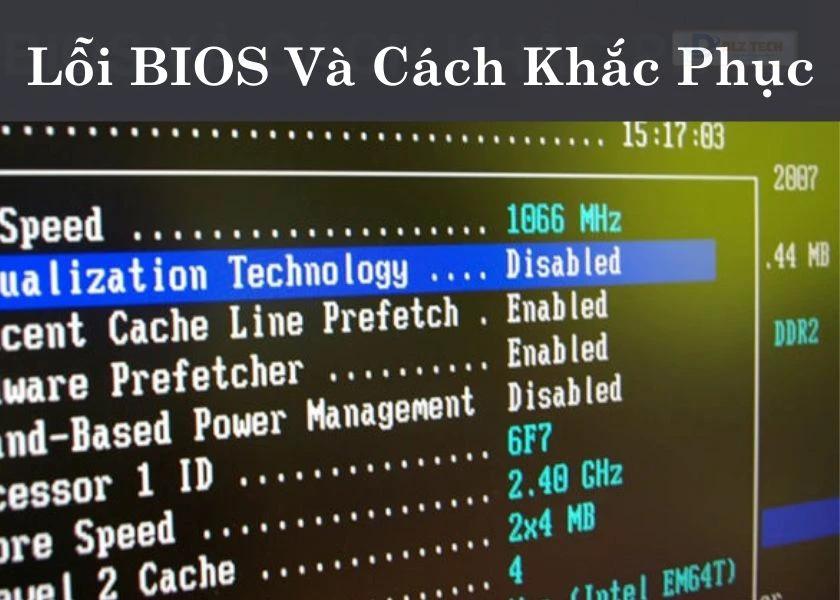 Lỗi BIOS trên máy tính là gì?
