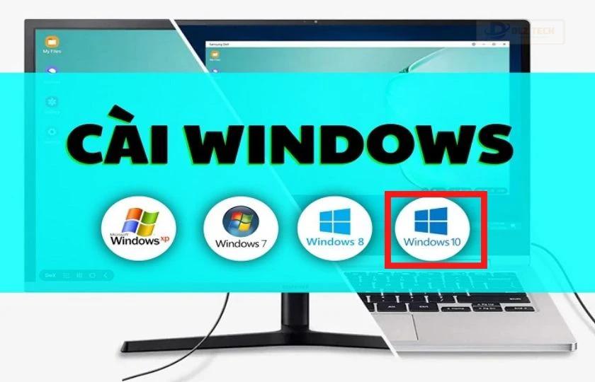 Cài lại Window 10 khi laptop không hiện ô nhập mật khẩu