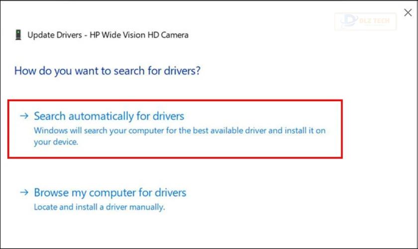 Sửa lỗi camera laptop, máy tính bằng cách cập nhật Driver camera
