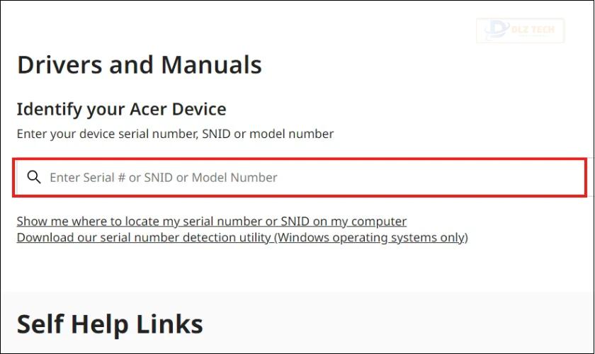 Nhập Serial máy và làm theo hướng dẫn