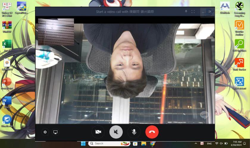 Lỗi camera laptop bị ngược
