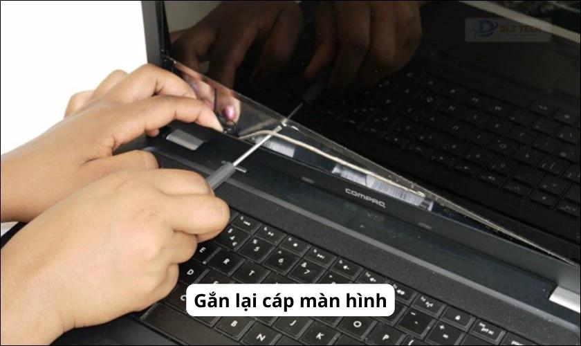 Gắn lại cáp màn hình laptop đúng chuẩn nếu bị lỏng nhẹ