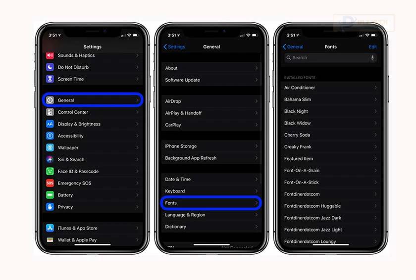 lỗi font chữ facebook trên điện thoại iPhone