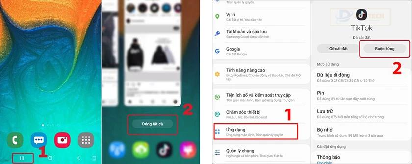 tự thoát ứng dụng
