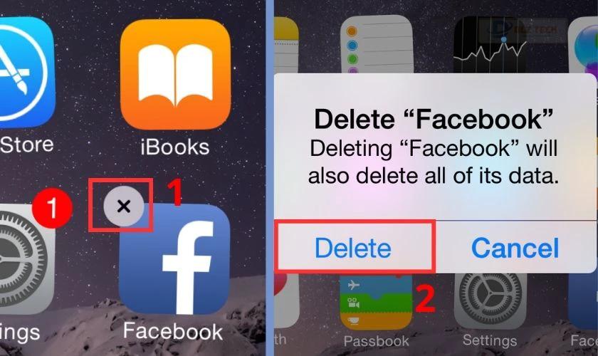 Gỡ, cài lại Facebook iPhone khi gặp lỗi tìm nạp dữ liệu