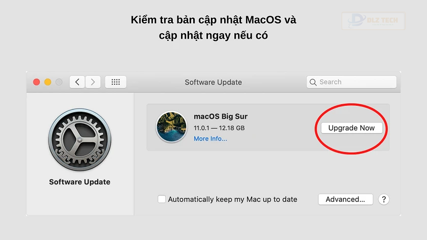 Cập nhật MacOS